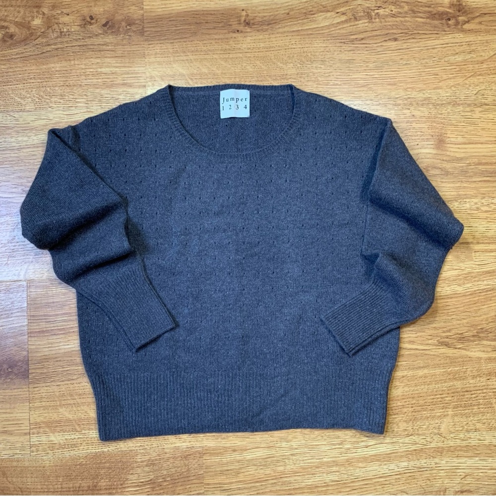 Jumper Cashmere Oversize Crew Sweater
